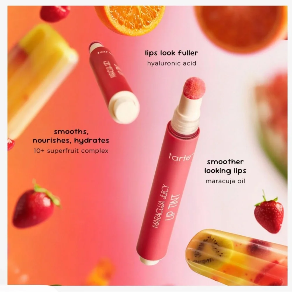 Tarte x Dunkin' Maracuja Juicy Lip Tint Stain - Ice Pop